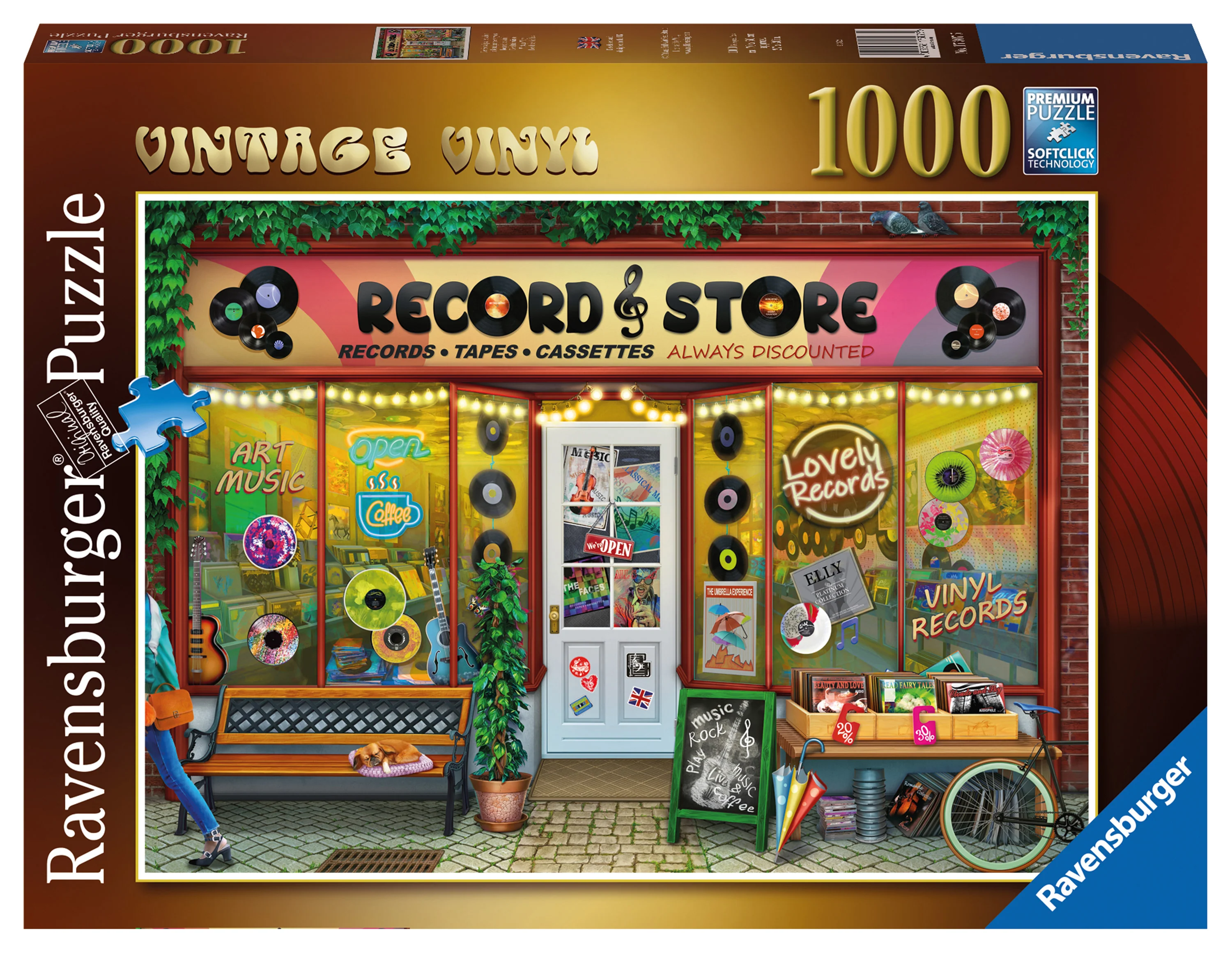 Vintage Vinyl – 1000 Piece Jigsaw Puzzle (Ravensburger)