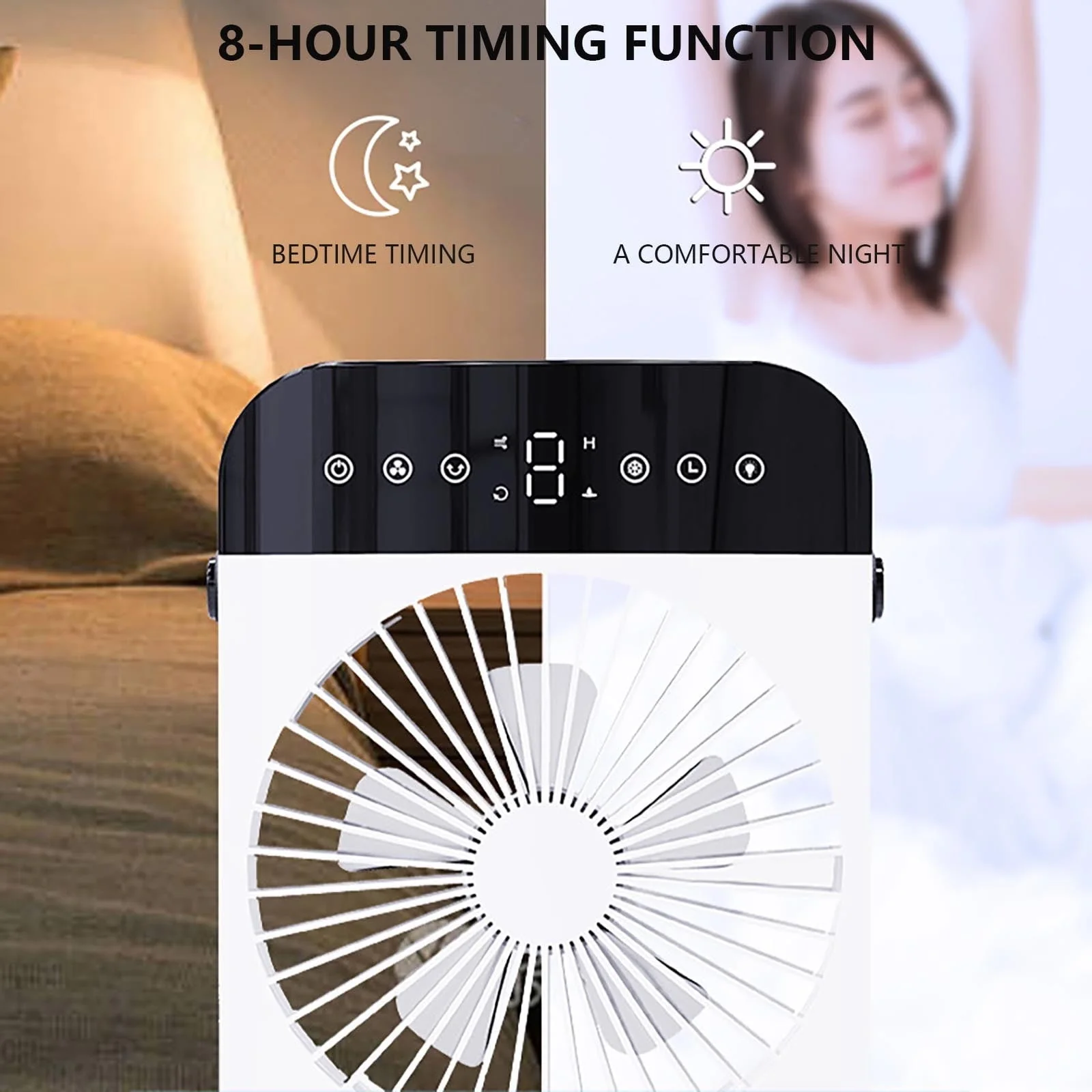 Wmkox8yii USB Mini Refrigeration Air Conditioner Household Small Air Cooler Portable Mobile Humidification Desktop Water-cooled Electric Wind
