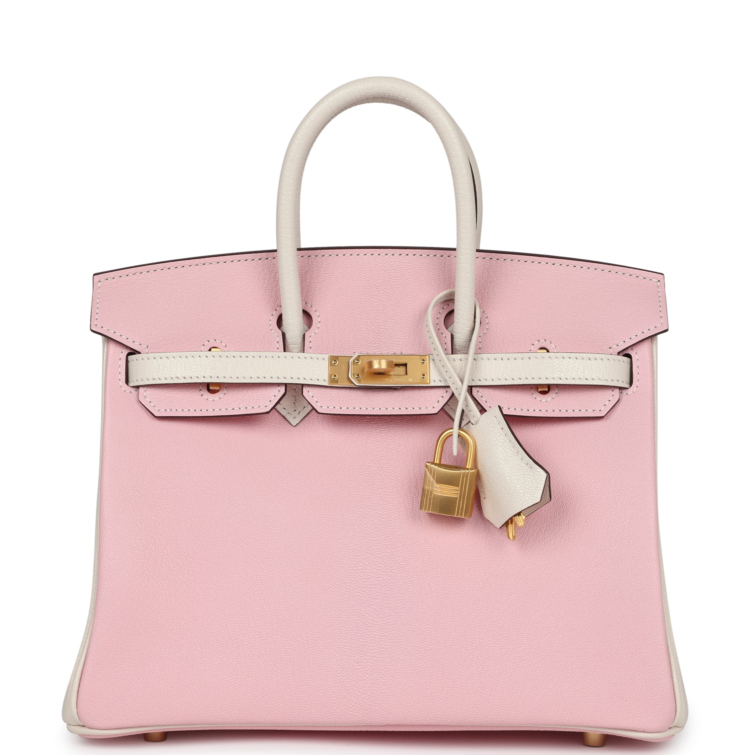 Special Order (HSS) Birkin 25 Rose Sakura and Nata Chevre Brushed Gold Hardware