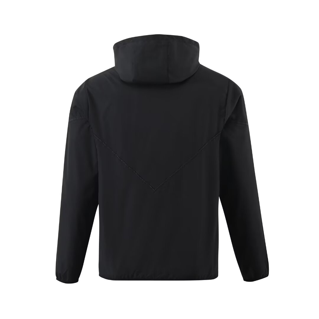 2023/24 Arsenal black hooded windbreaker 1:1 Thai quality