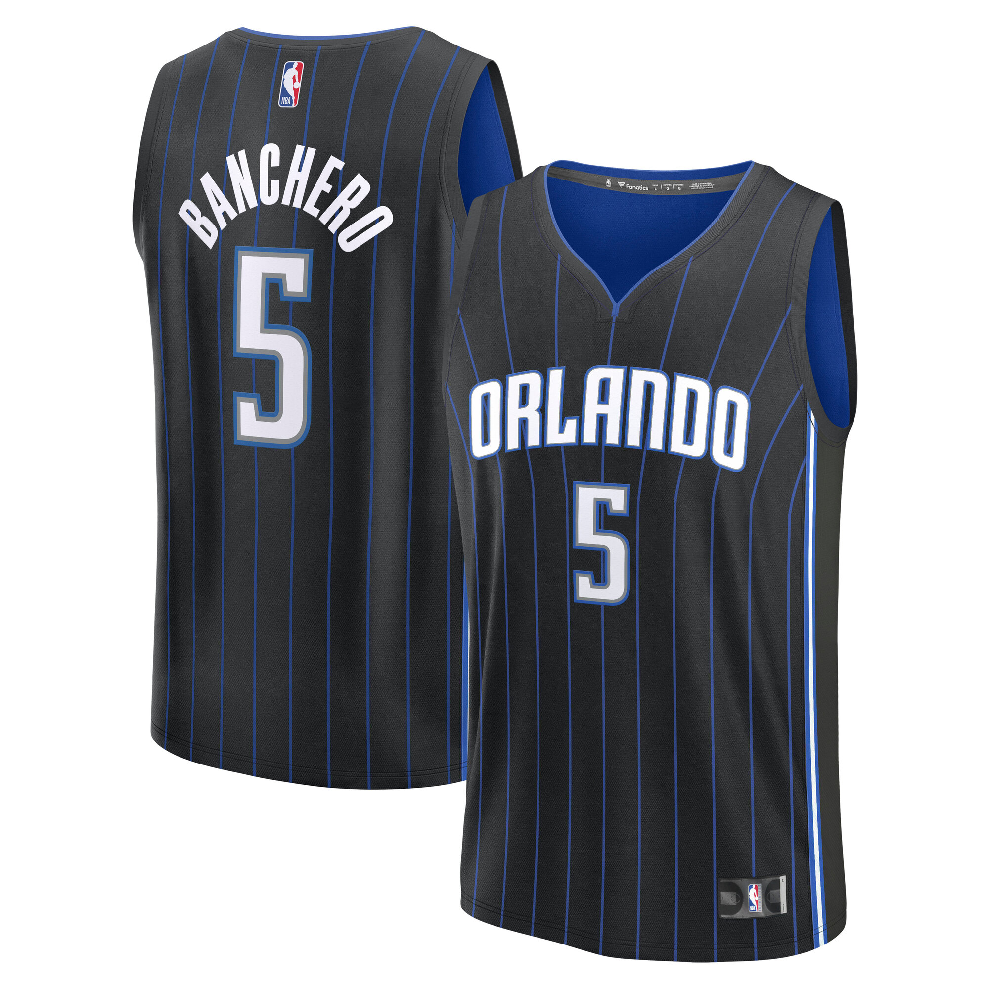 Youth Orlando Magic Paolo Banchero Nike Black Swingman Jersey - Icon Edition