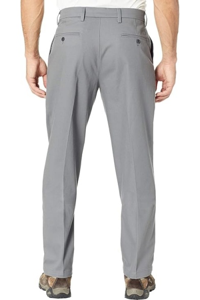 Men's Classic Fit Signature Khaki Lux Cotton Stretch Pants