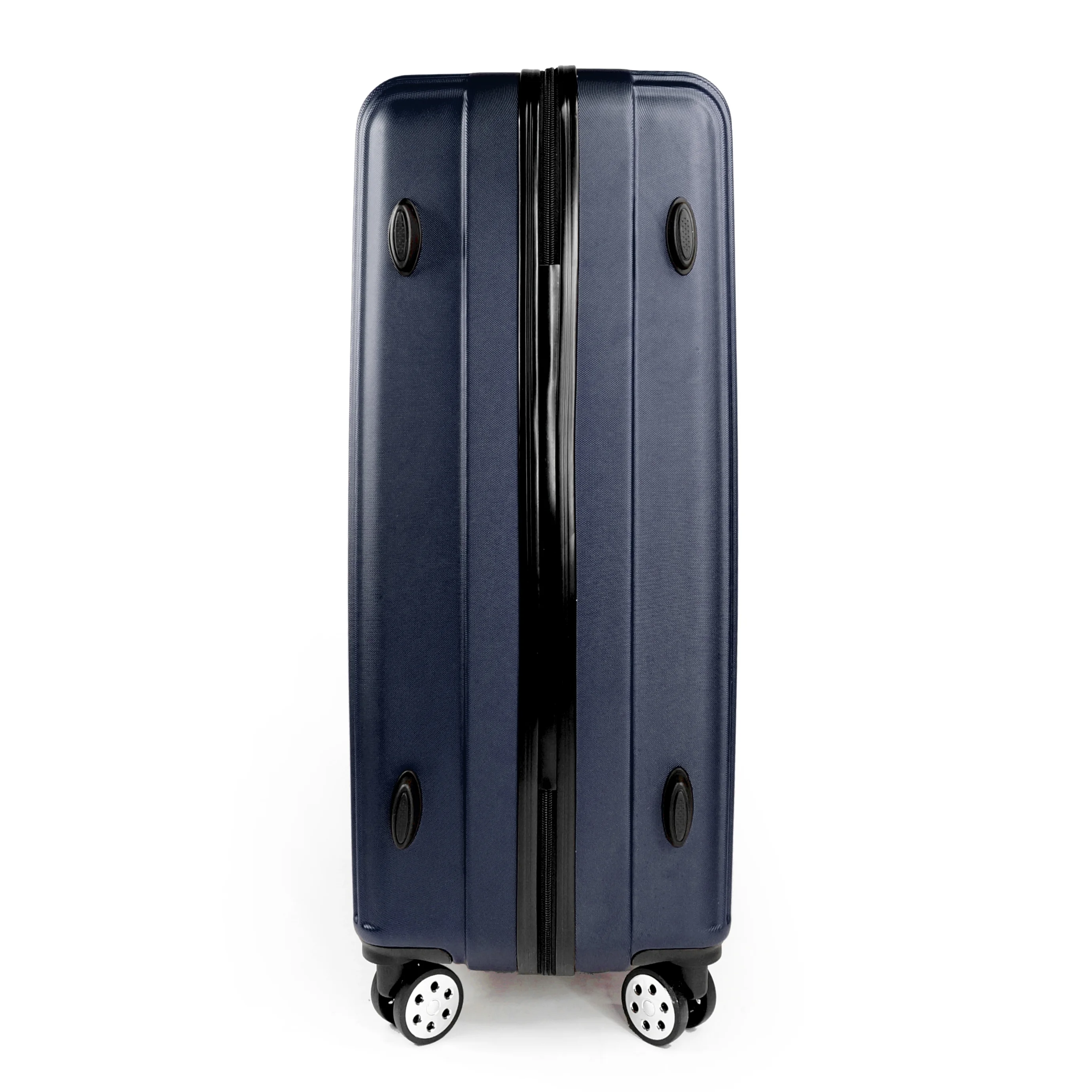 K-Cliffs 3pcs Luggage Set Lightweight Expandable Hard sided ABS Spinner Travel Suitcase  Black