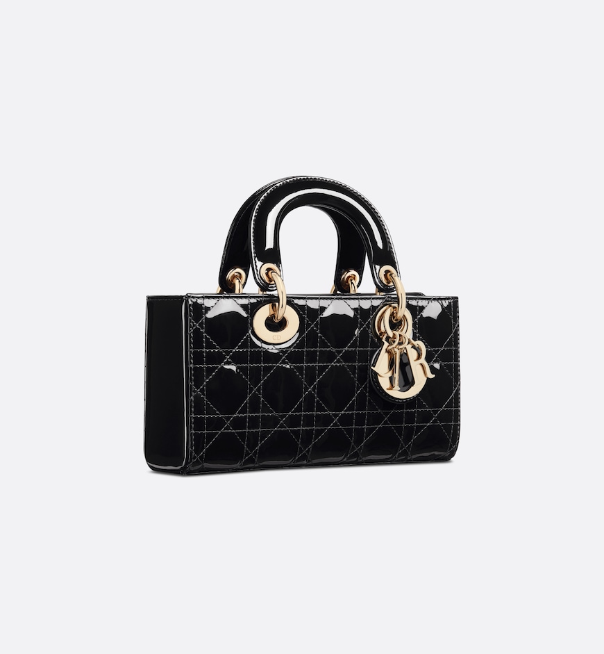 Small Lady D-Joy Bag HandBags- patent leather