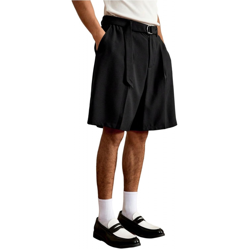 Men's Straight Leg Belted Dressy