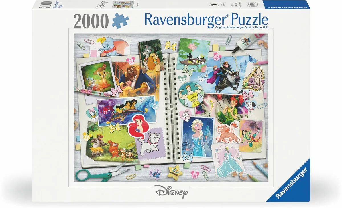 ** Pre-Order ** Disney Scrapbook - 2000 Piece Jigsaw Puzzle (Ravensburger)