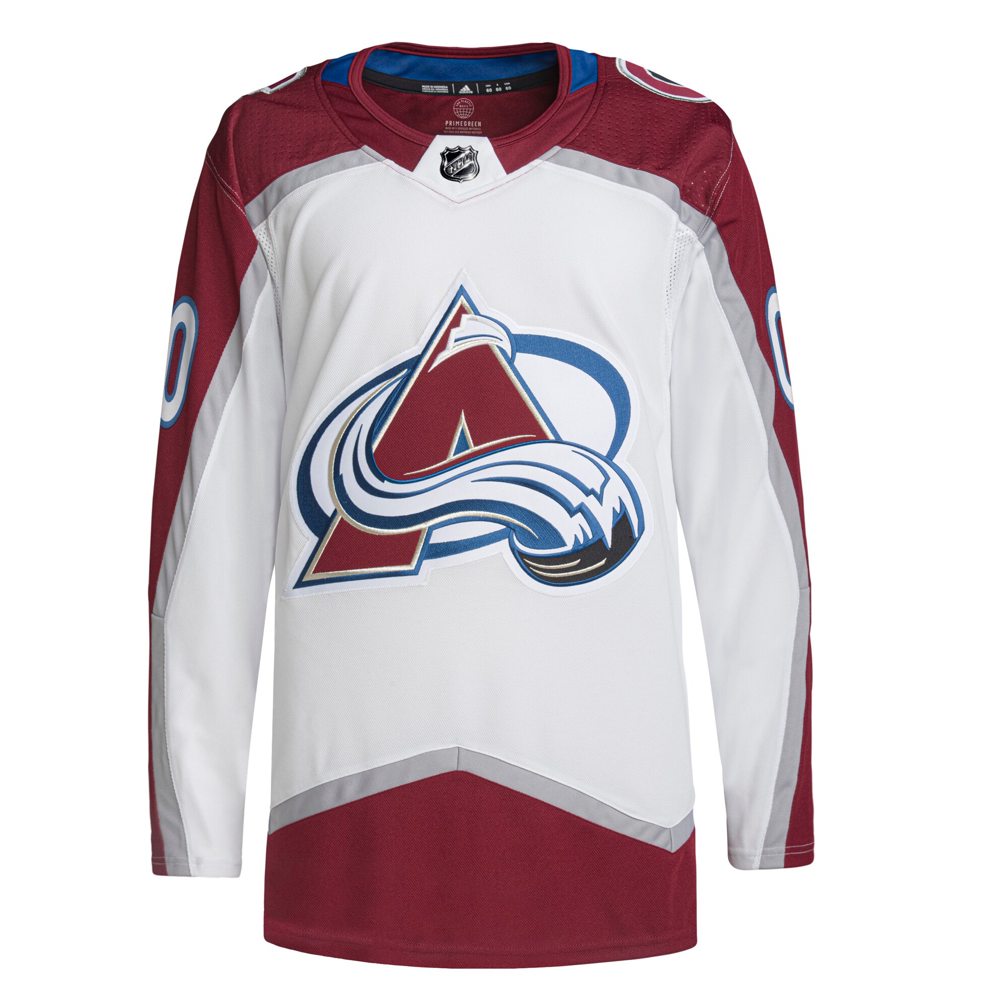 Colorado Avalanche   Away  Primegreen  Custom Jersey – White