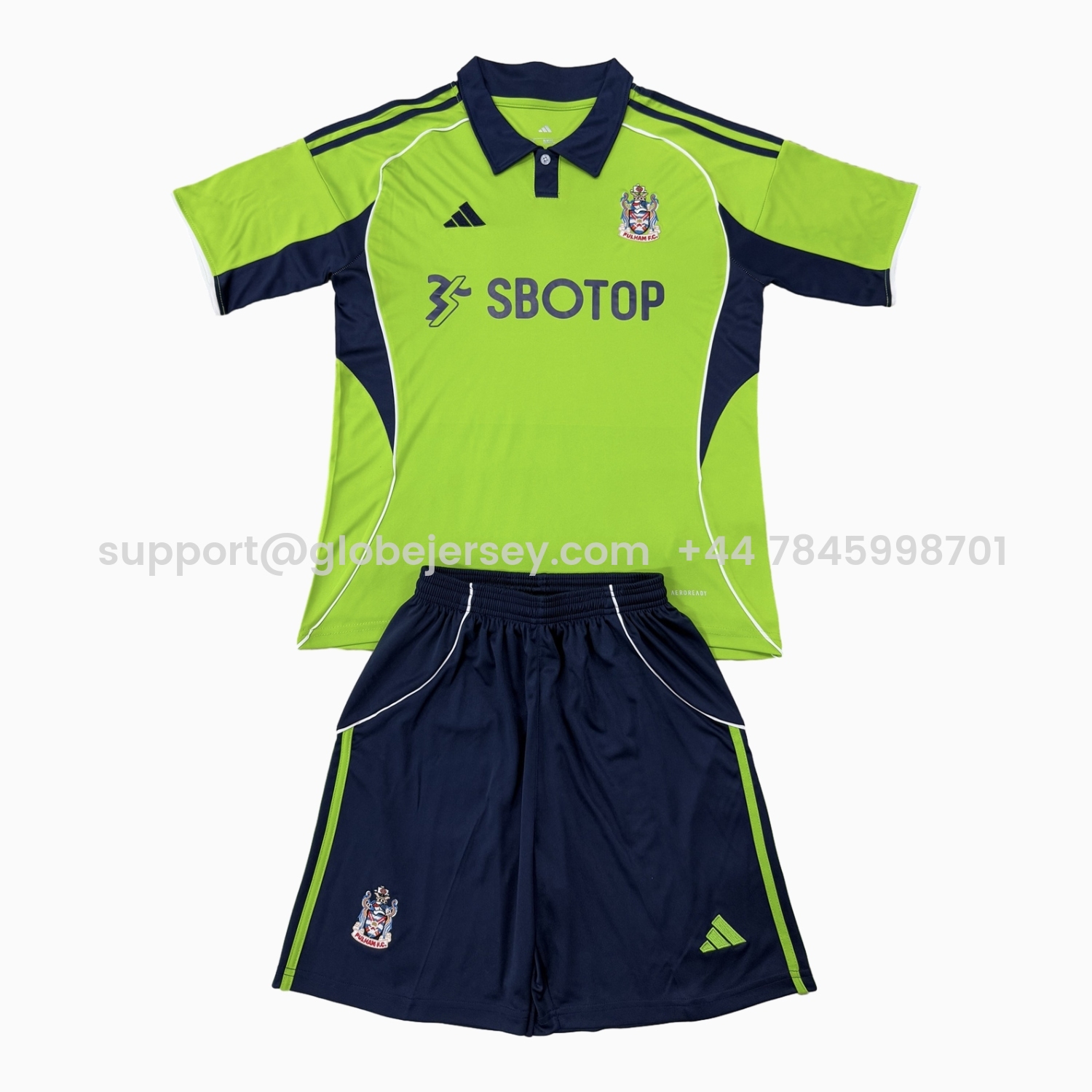 Fulham 25-26 Away Men's Adult Jersey Set - Fans Version