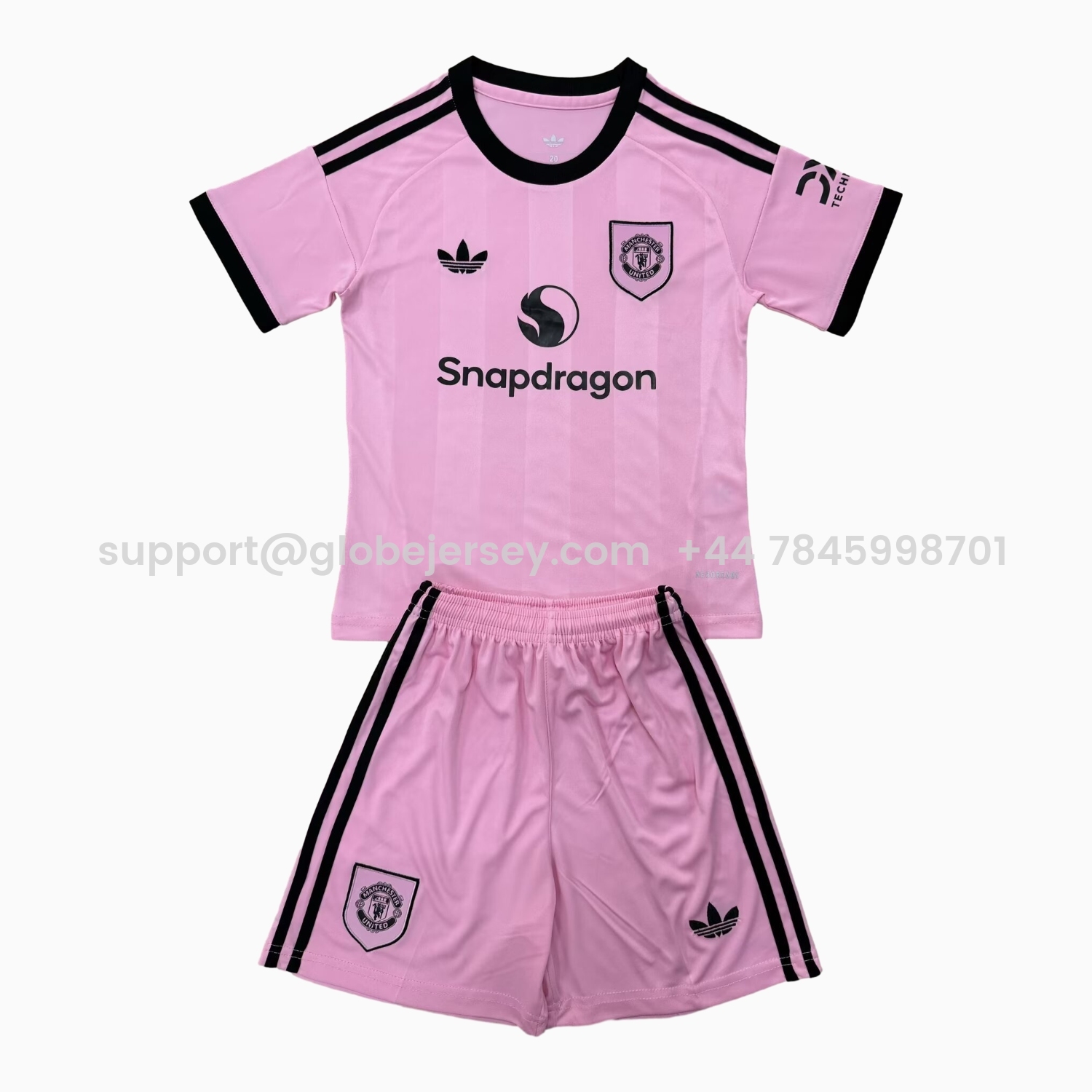 Manchester United 25-26 Light Pink Goalkeeper Men's Adult Jersey Set - Fans Version