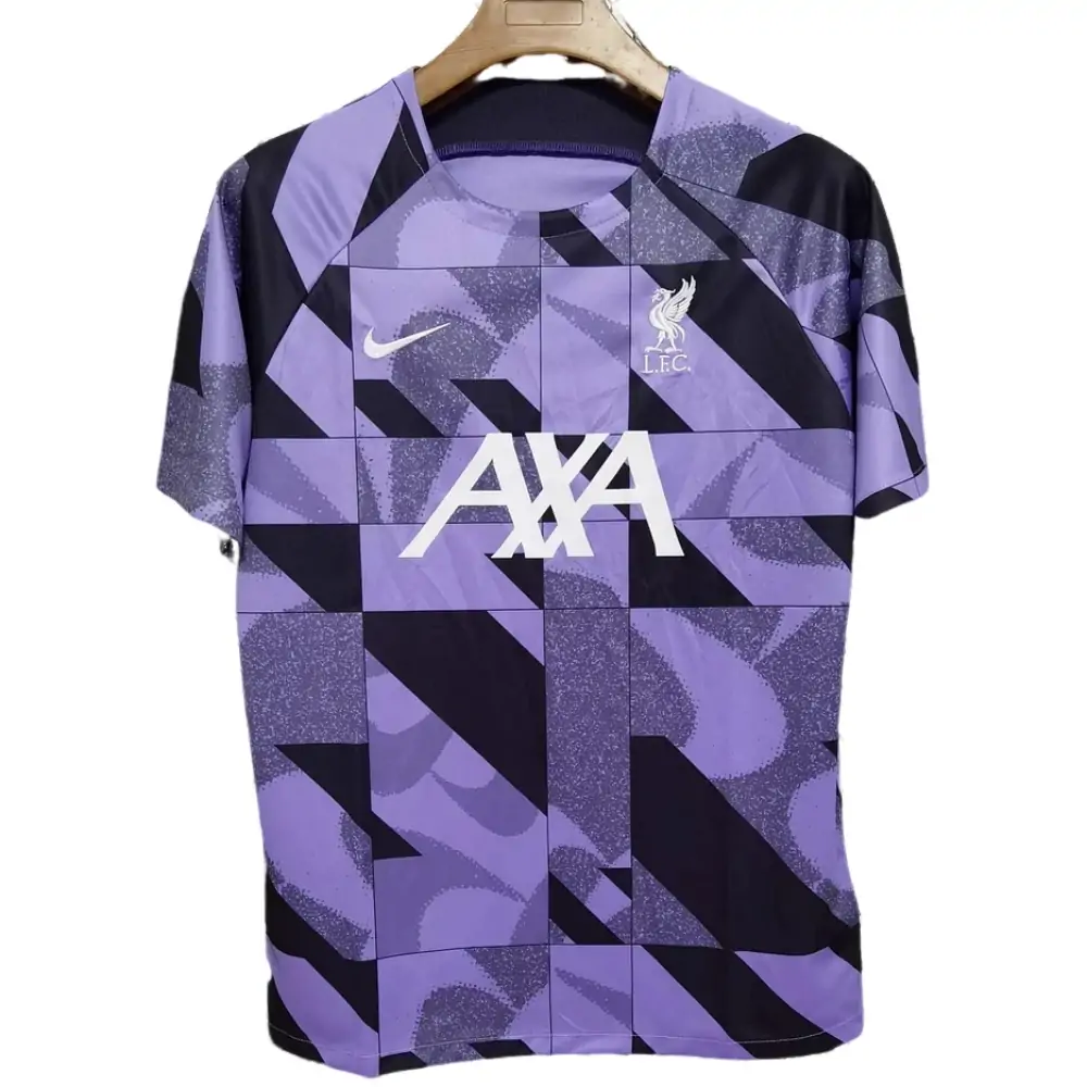 2023/2024 Liverpool Training Wear Purple Football Shirt
