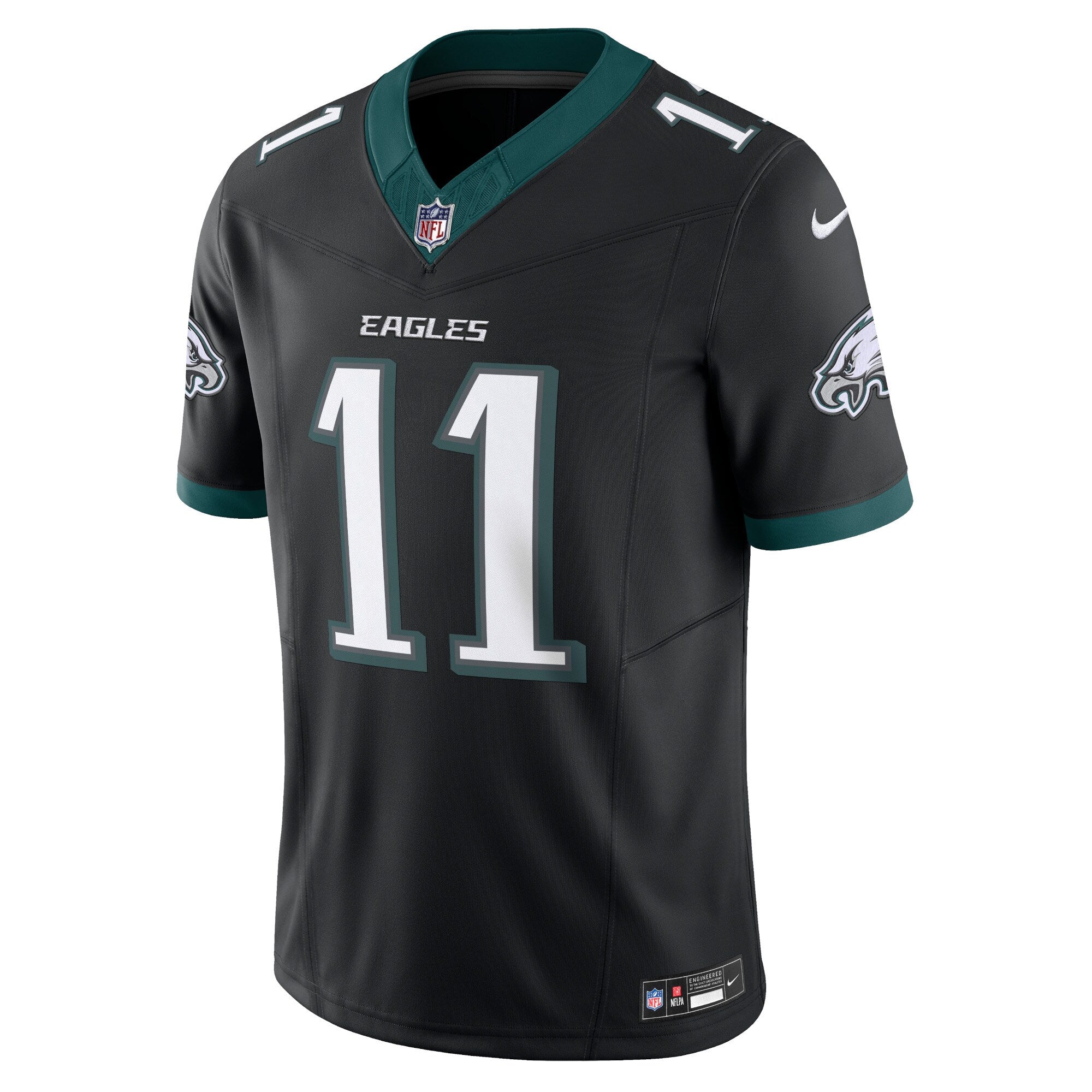 A.J. Brown Philadelphia Eagles Nike Alternate Vapor F.U.S.E. Limited Jersey - Black