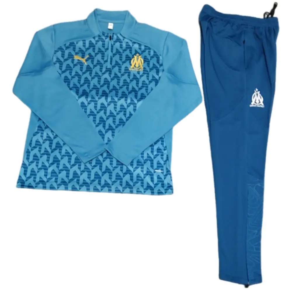 2024-25 New Season Marseille Green [Camouflage] Children's Training Suit