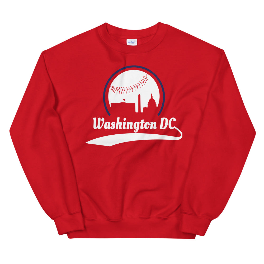 Unisex Washington Nationals Baseball Crewneck Sweatshirt