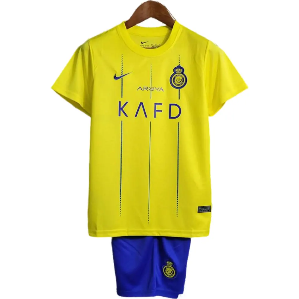 2023/2024 Al-Nassr Home Football Shirt Kids Size