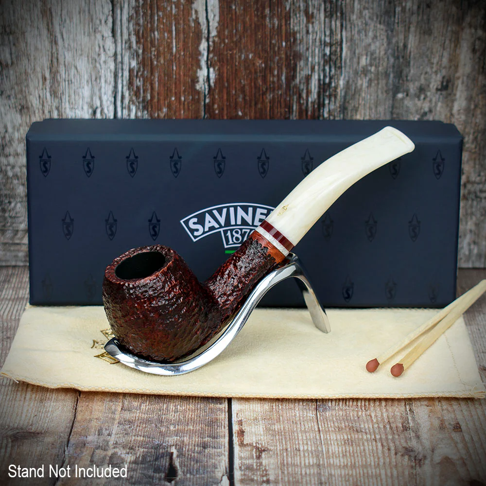 Savinelli Avorio Rustic Brown 626 - 9mm Briar Pipe