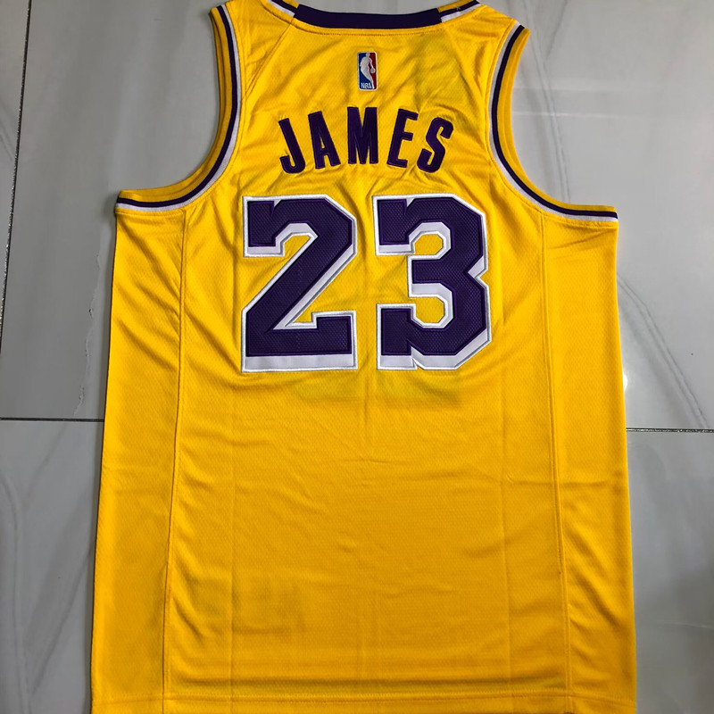 LeBron James Los Angeles Lakers Yellow 23 MN