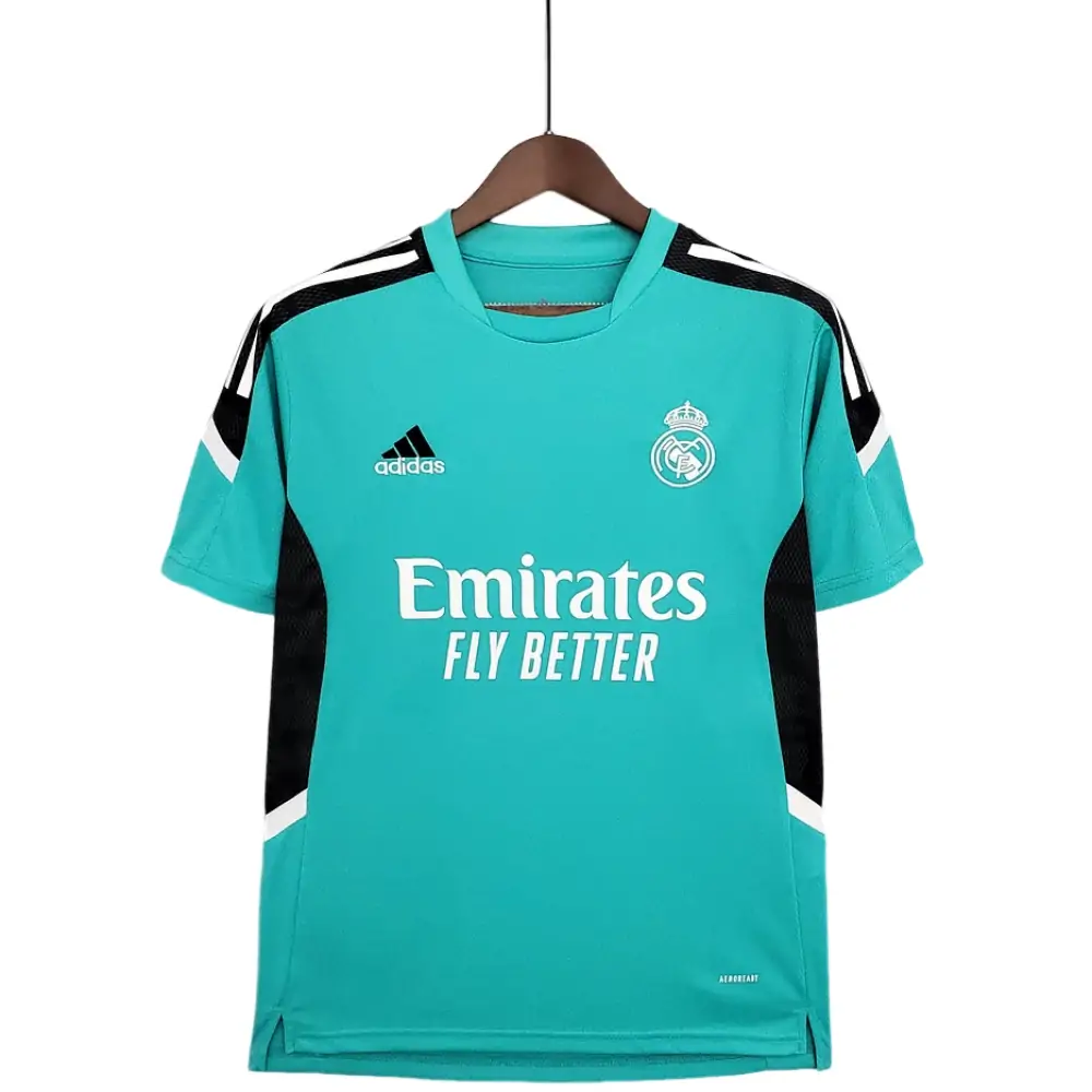 2021/2022 Real Madrid Training Wear Football Shirt Green