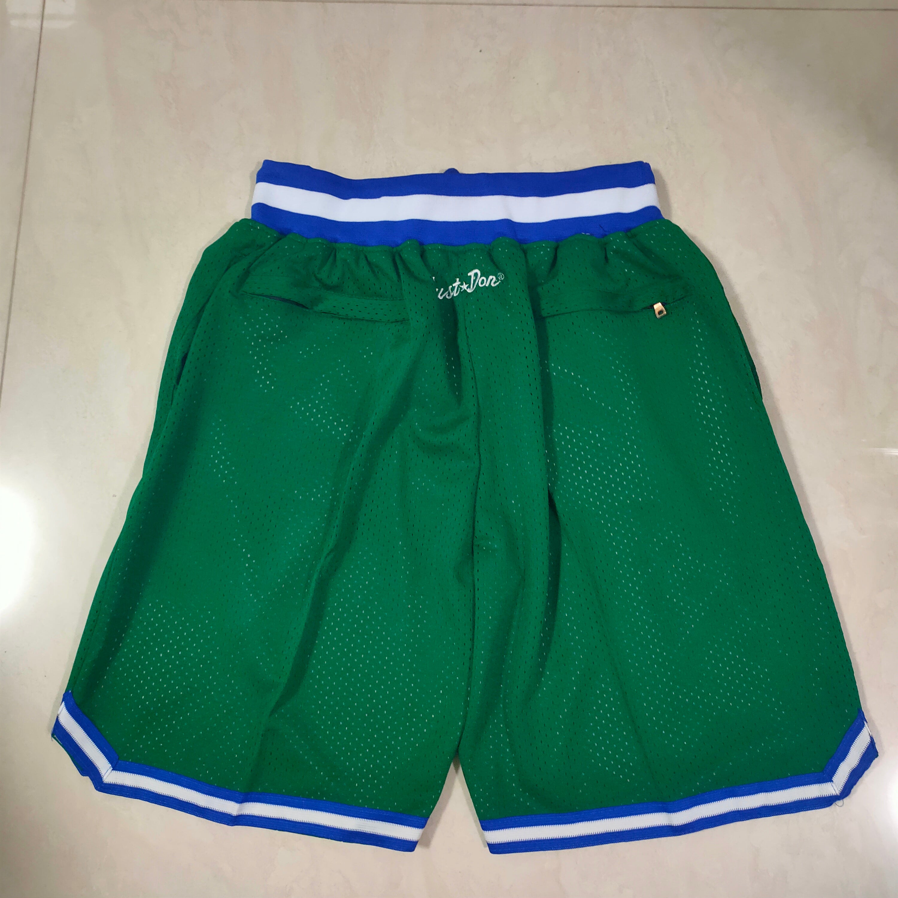 Dallas Mavericks Green Juston Retro Shorts