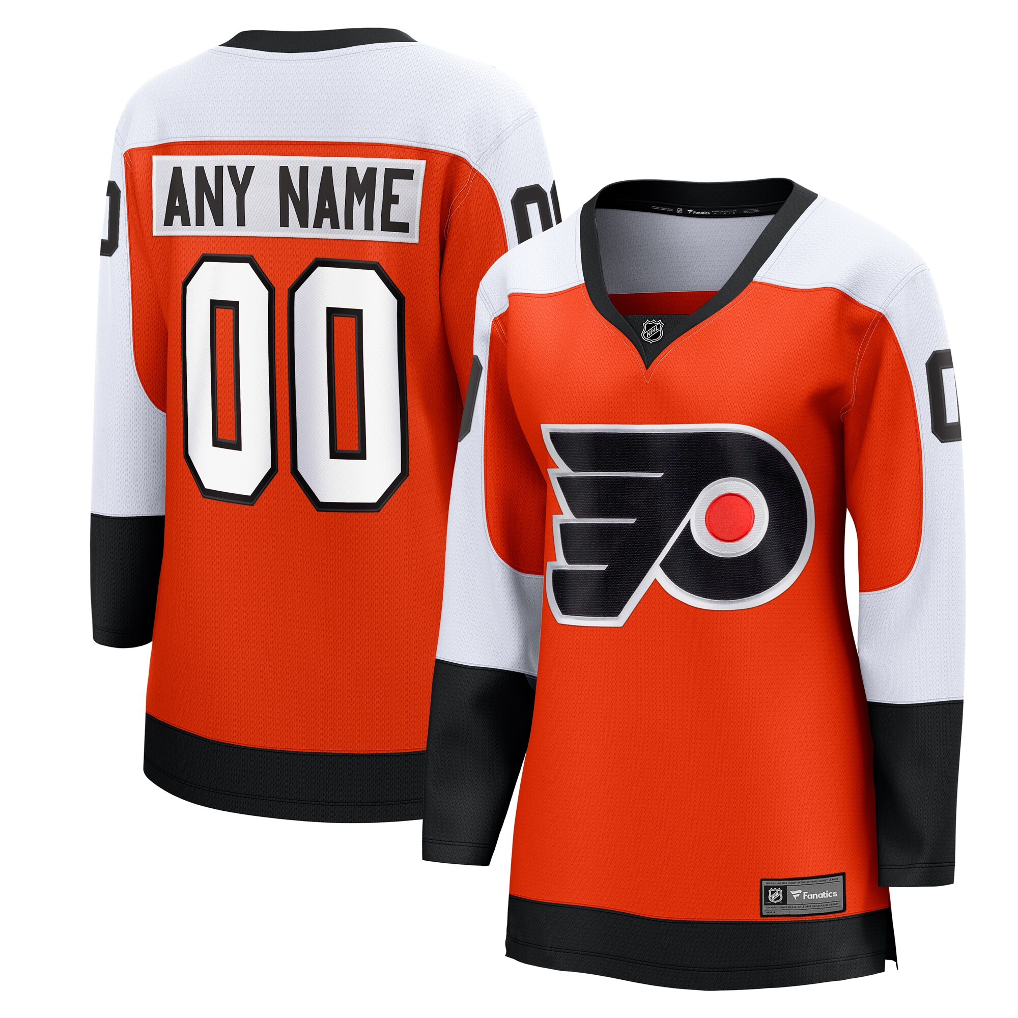 Philadelphia Flyers Fanatics Women’s Home Premier Breakaway Custom Jersey – Burnt Orange