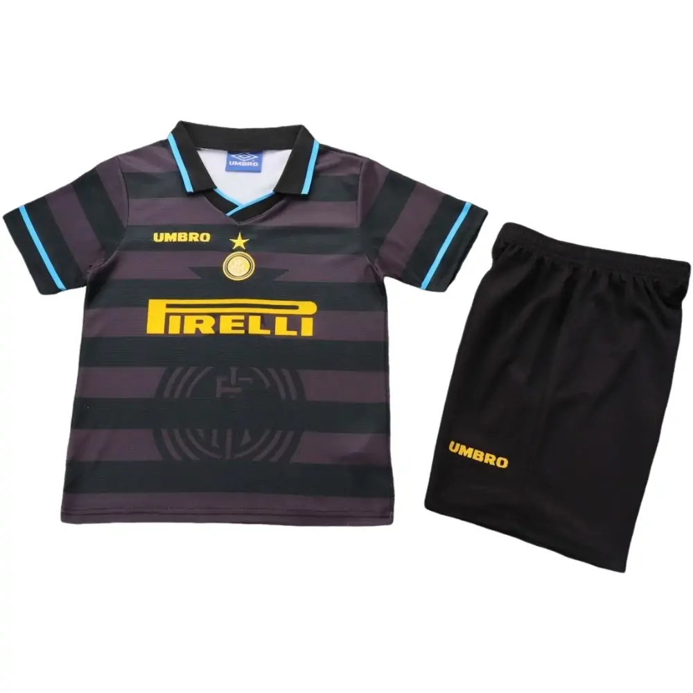 1997/98 Inter Milan Retro Second Away Jersey - Kids Kit