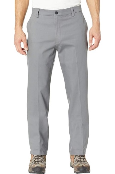 Men's Classic Fit Signature Khaki Lux Cotton Stretch Pants
