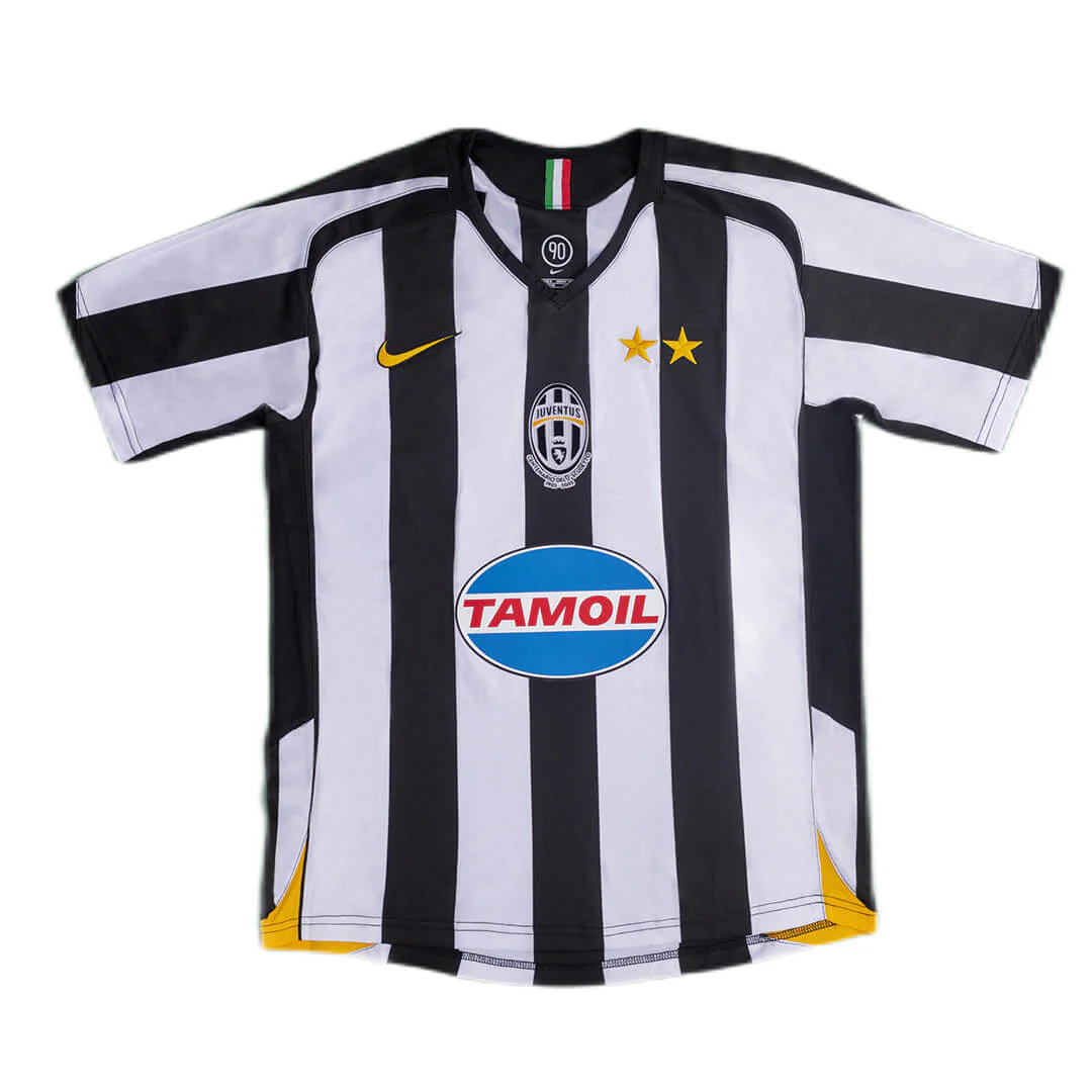 NEDVED #11 Juventus 2005/06 Retro Home Soccer Jersey