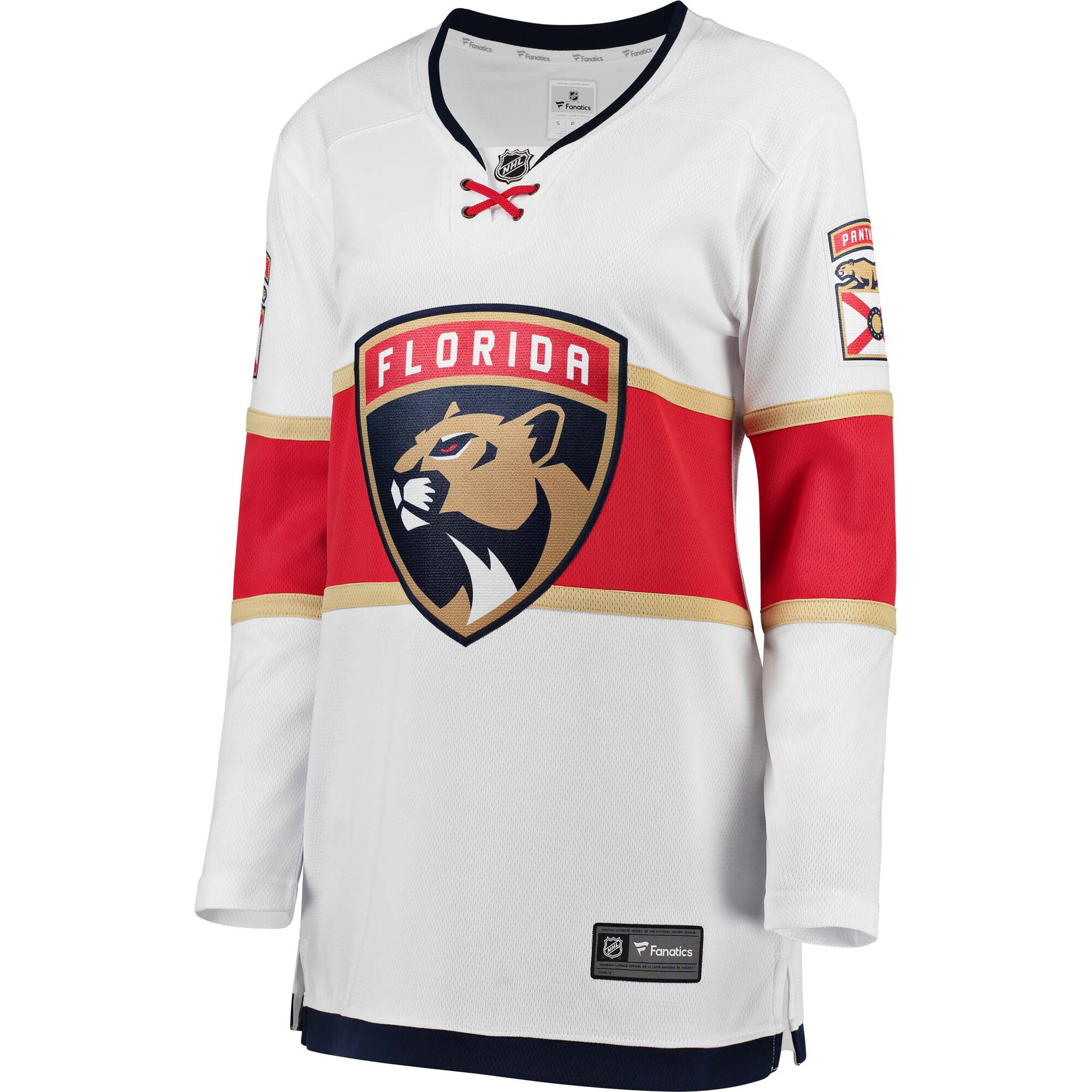 Florida Panthers Fanatics Women’s Away Breakaway Jersey – White