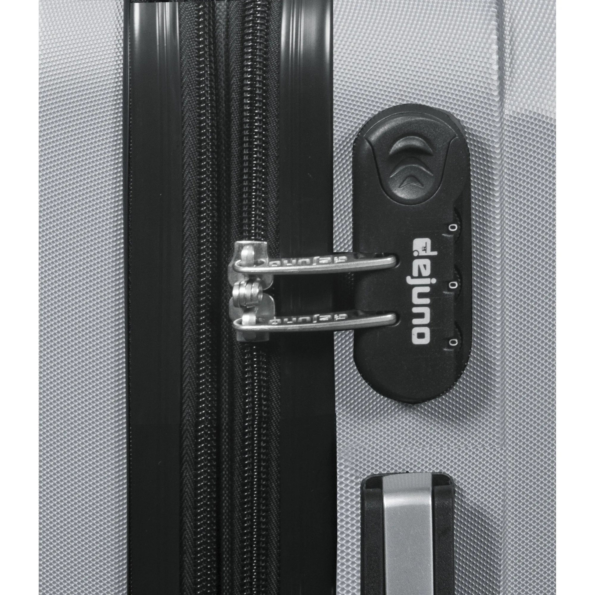 Dejuno Camden Hardside 3-Piece Expandable Spinner Luggage Set - Silver (20