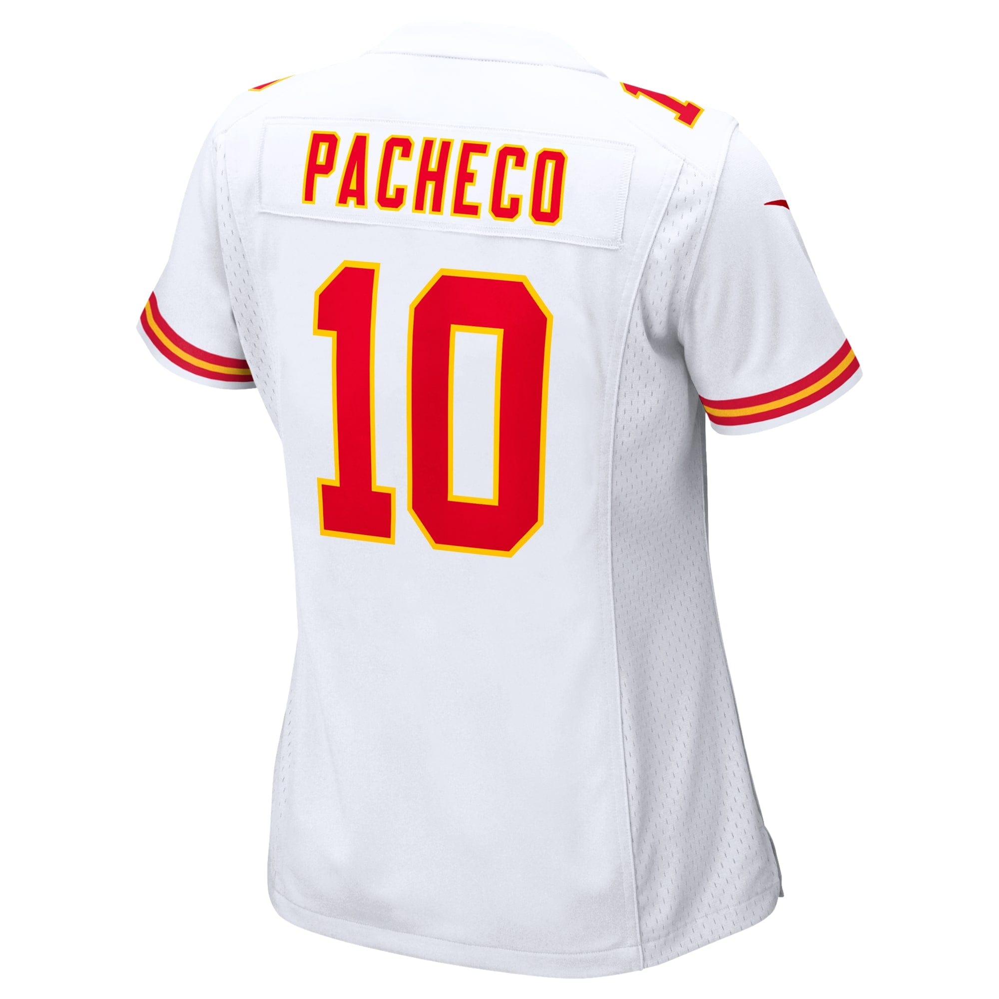 Isiah Pacheco Kansas City Chiefs  Women's Super Bowl LVII Patch Away Game Jersey - White