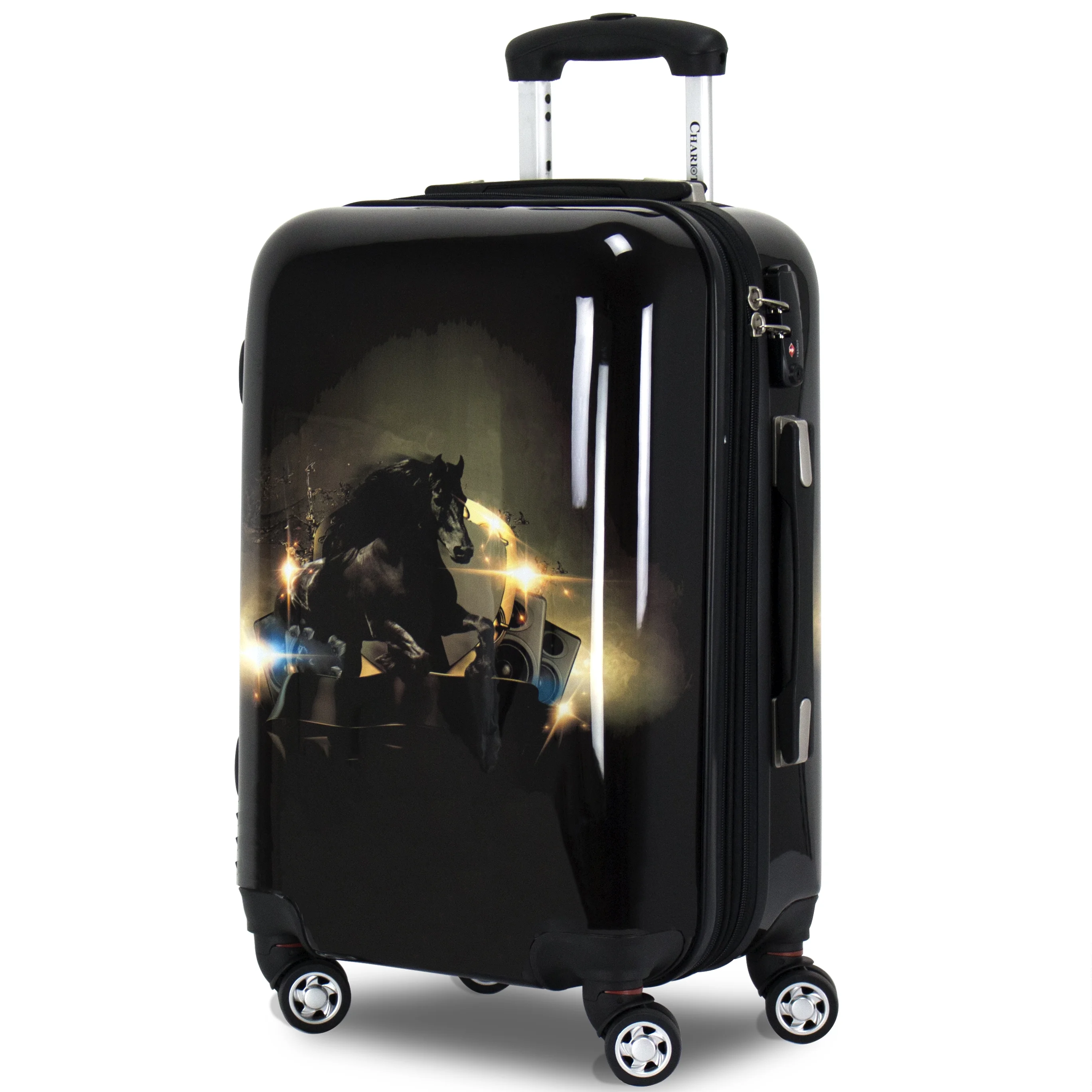 Chariot Stallion 3-Piece Hardside Expandable Spinner Luggage Set