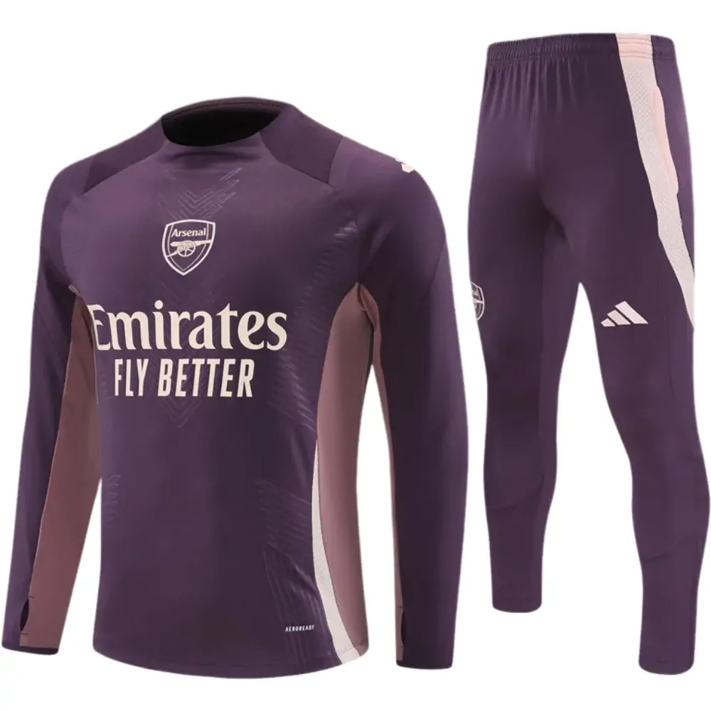 2024-25 New Season Arsenal Purple Kids Training Jersey