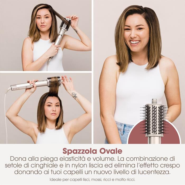 SHARK - STYLER E ASCIUGACAPELLI FLEXSTYLE SET 3-IN-1-Champagne