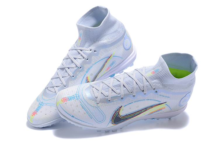 Assassin 14th generation high-top fully knitted waterproof MD air cushion grass stud football shoes