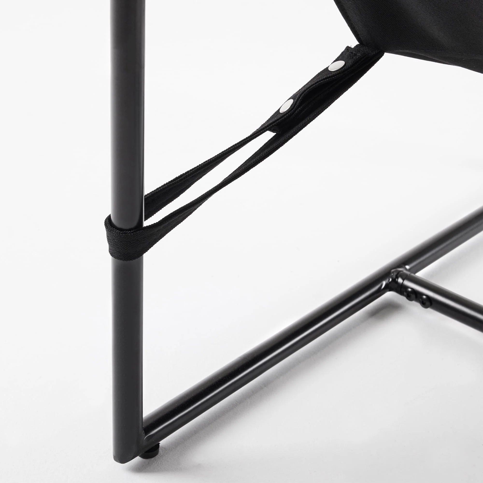 Unikome Basic Livingroom Sling Accent Arm Chair Metal Lounge Chair, Metal Framed Arm-chair with Shredded Foam Cushioning for Livingroom, Black