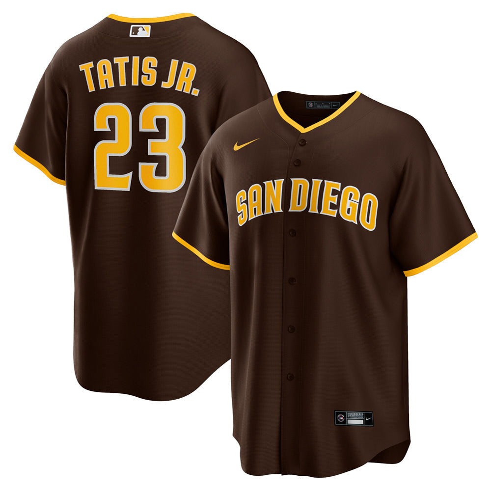 Men's San Diego Padres Fernando Tatis Jr. Alternate Player Jersey - Brown