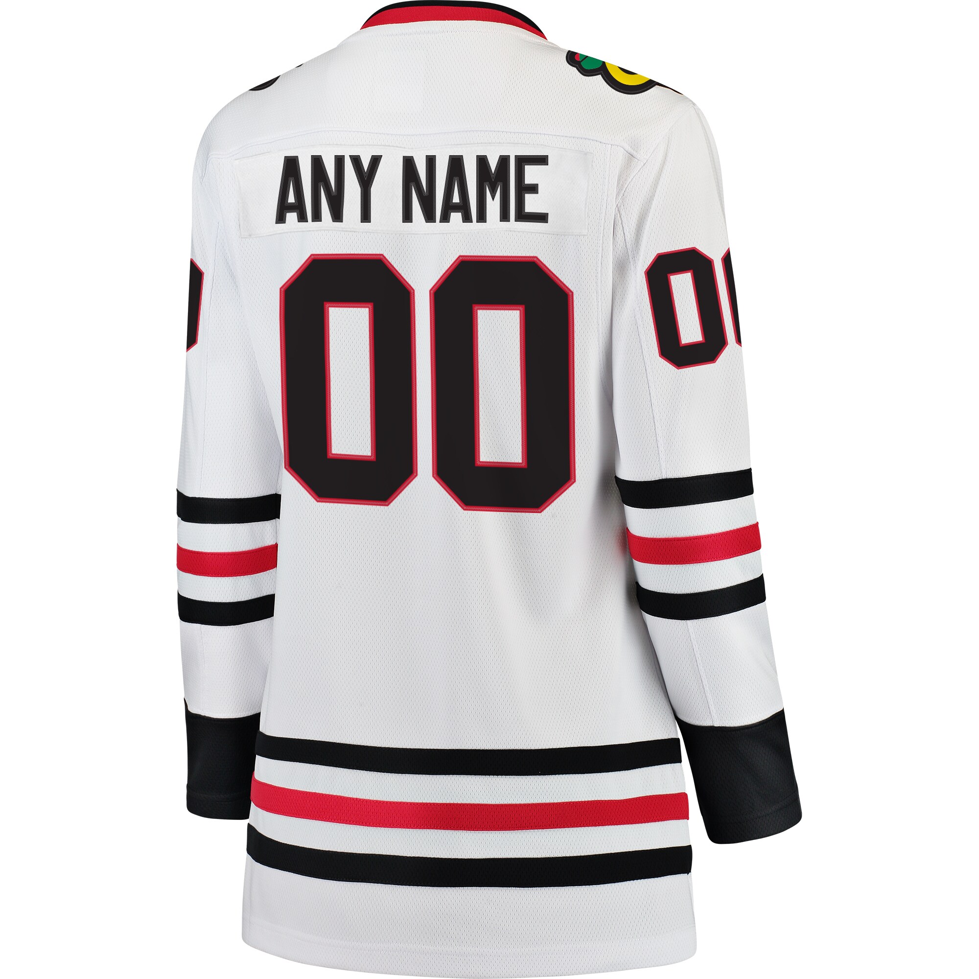 Chicago Blackhawks Fanatics Women’s Away Breakaway Custom Jersey – White