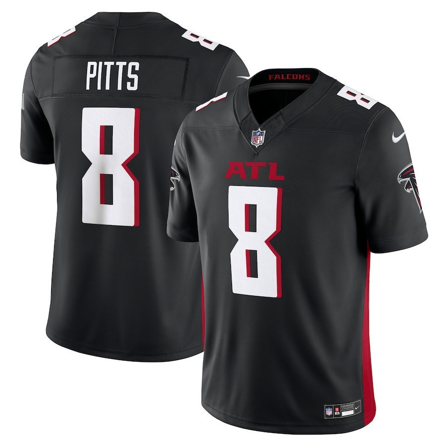 Kyle Pitts 8 Atlanta Falcons Vapor F.U.S.E. Limited Jersey - Black