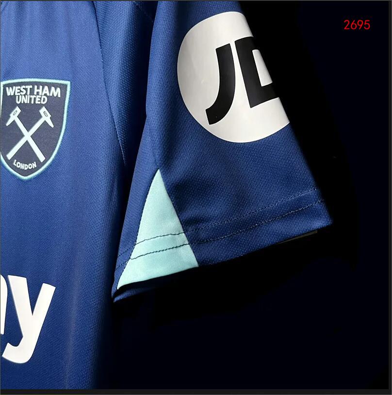 2023/24 West Ham United Football Shirt Third Away 1:1 Thai Quality - Fans Edition