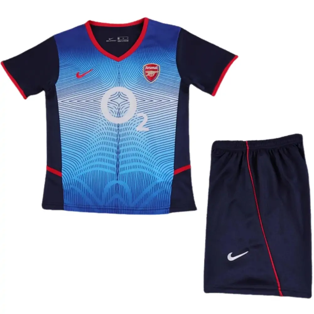 2002-04 Arsenal Away Retro Children's Jersey Set - Fans Edition