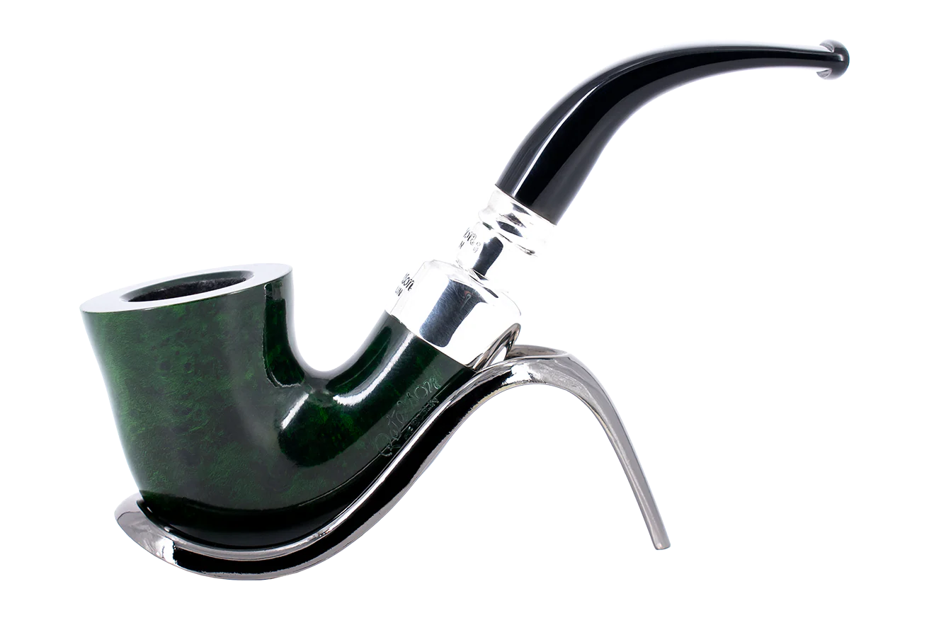 Peterson of Dublin Green Spigot Briar Smoking Pipe - Shape 05