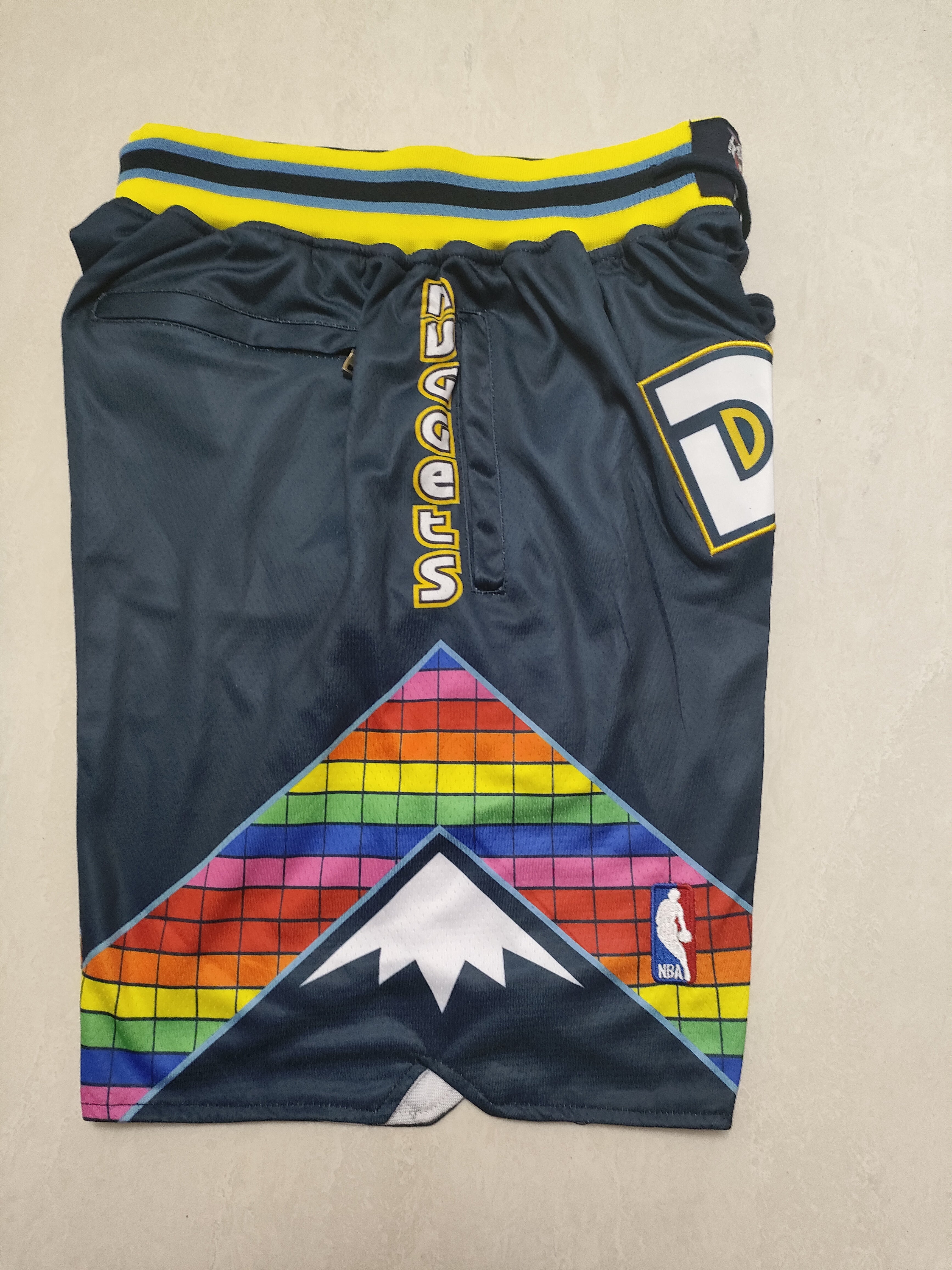 Denver Nuggets Dark Blue City Edition Pocket Shorts