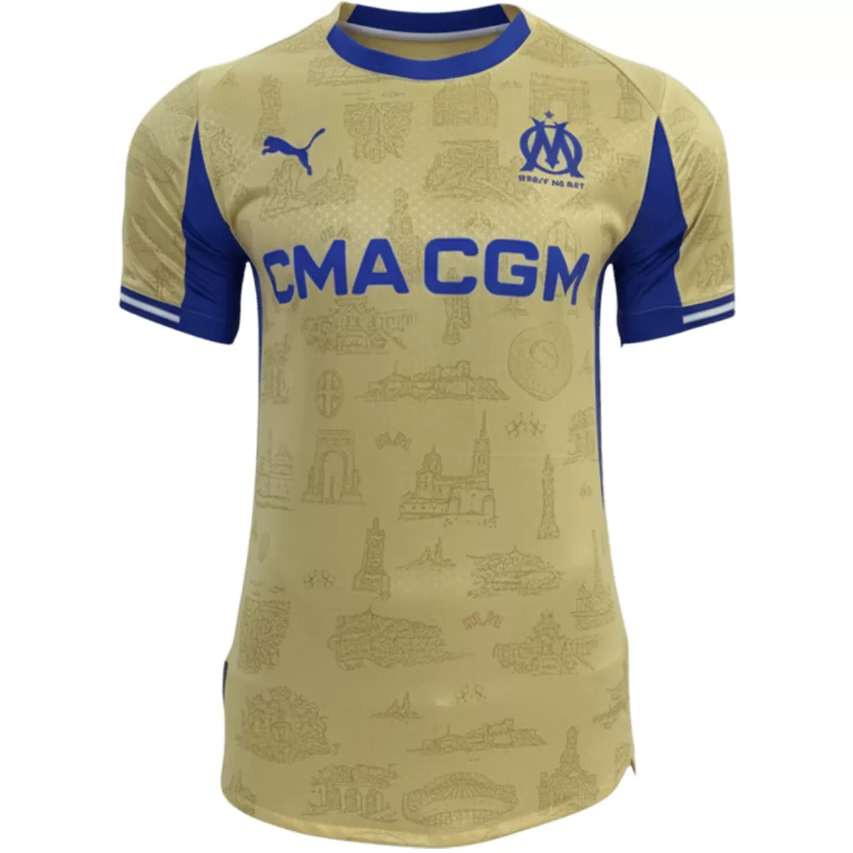 Marseille Fourth Away Player Version Soccer Jersey 2025/26