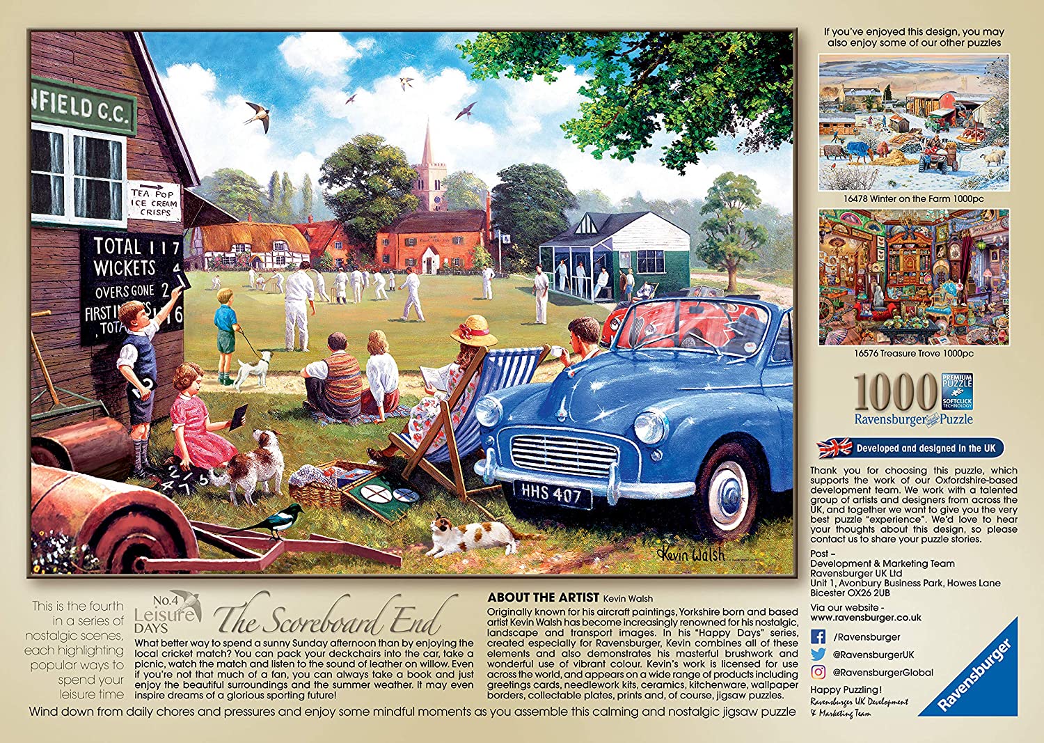 The Scoreboard End – 1000 Piece Jigsaw Puzzle (Ravensburger)