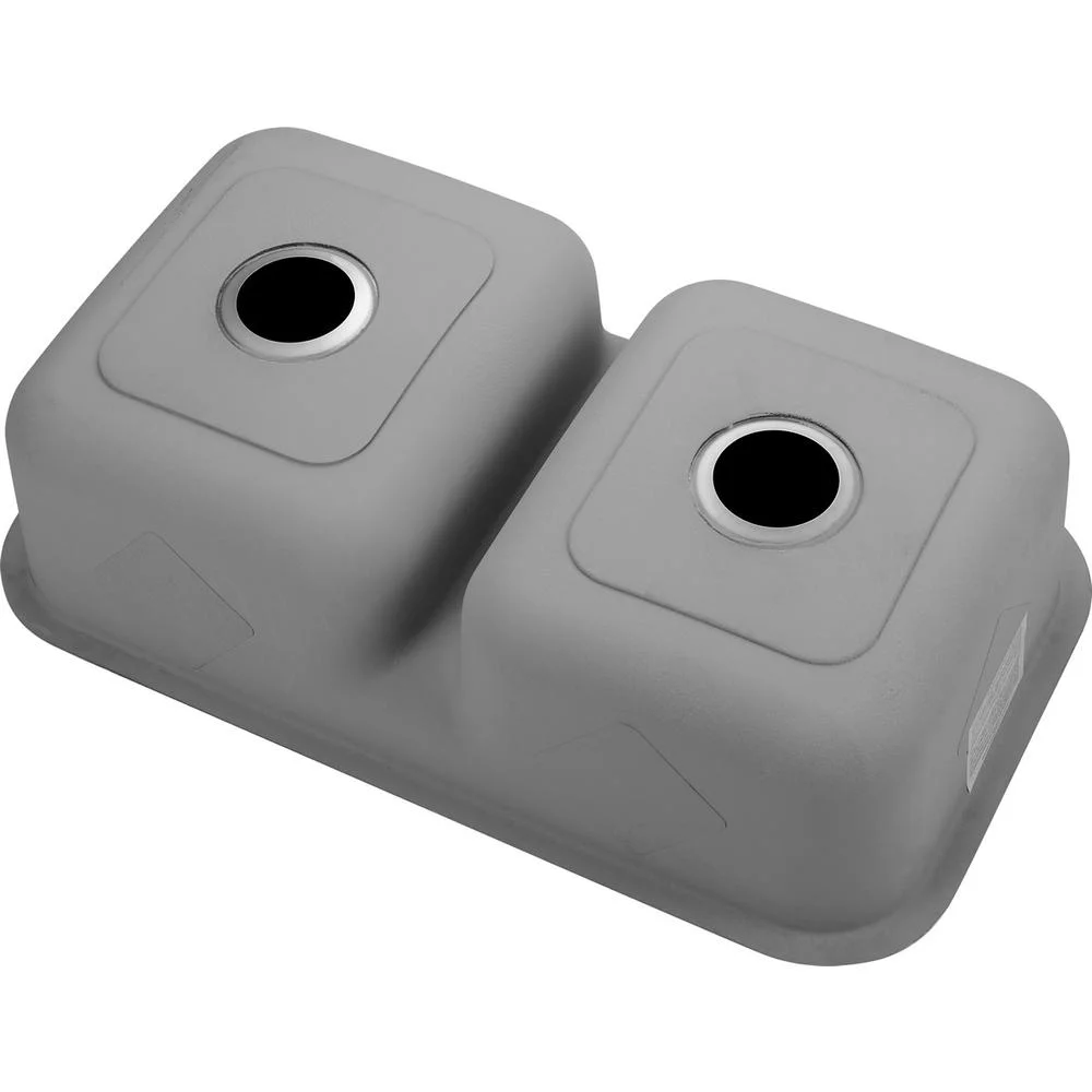Ruvati 32-inch Low-Divide 50/50 Double Bowl Undermount 16 Gauge Kitchen Sink