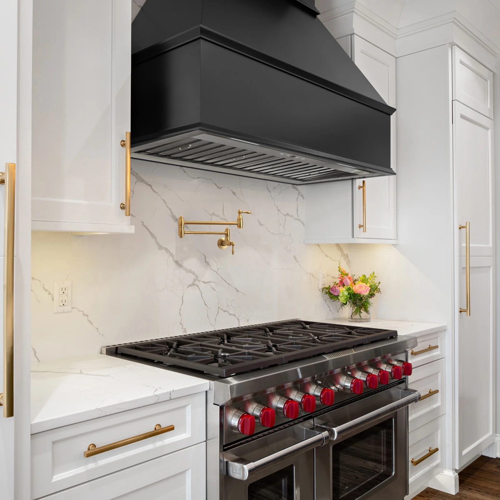 Akicon 48 Inch Range Hood Insert, Stainless Steel 8