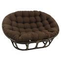 Blazing Needles Solid Twill Double Papasan Chair Cushion, 48