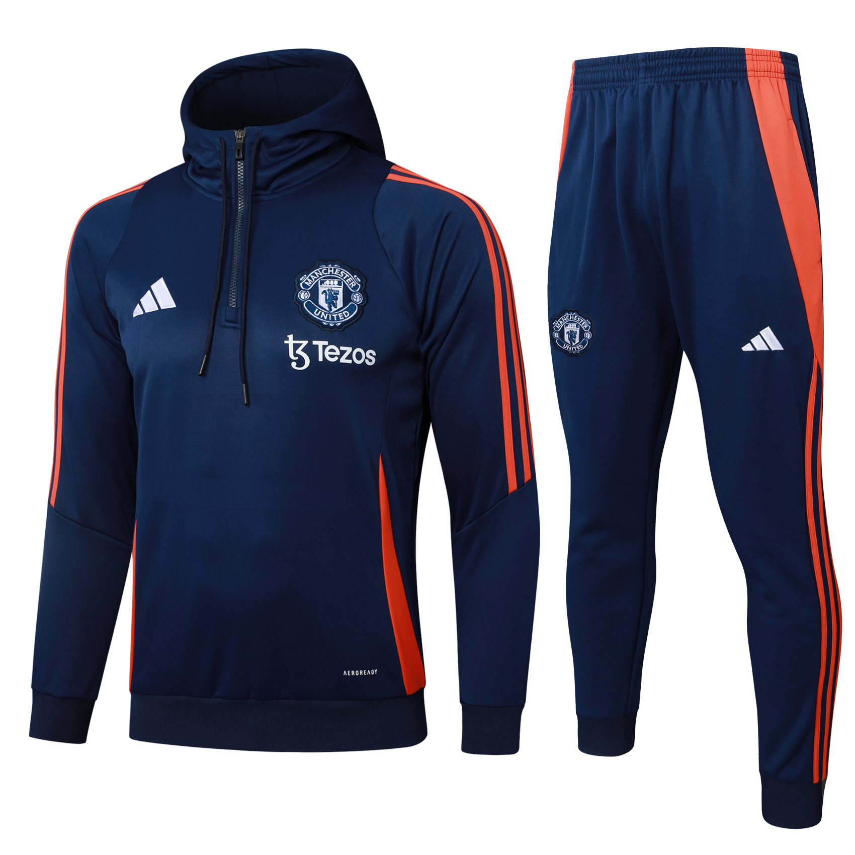2024-25 Manchester United Winter Long-Sleeved Thick Training Kit - Adult Set