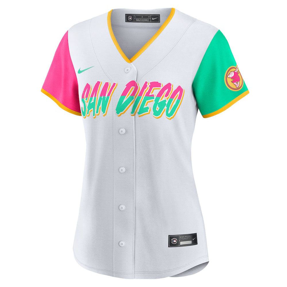 Women's San Diego Padres Yu Darvish City Connect Replica Jersey - White