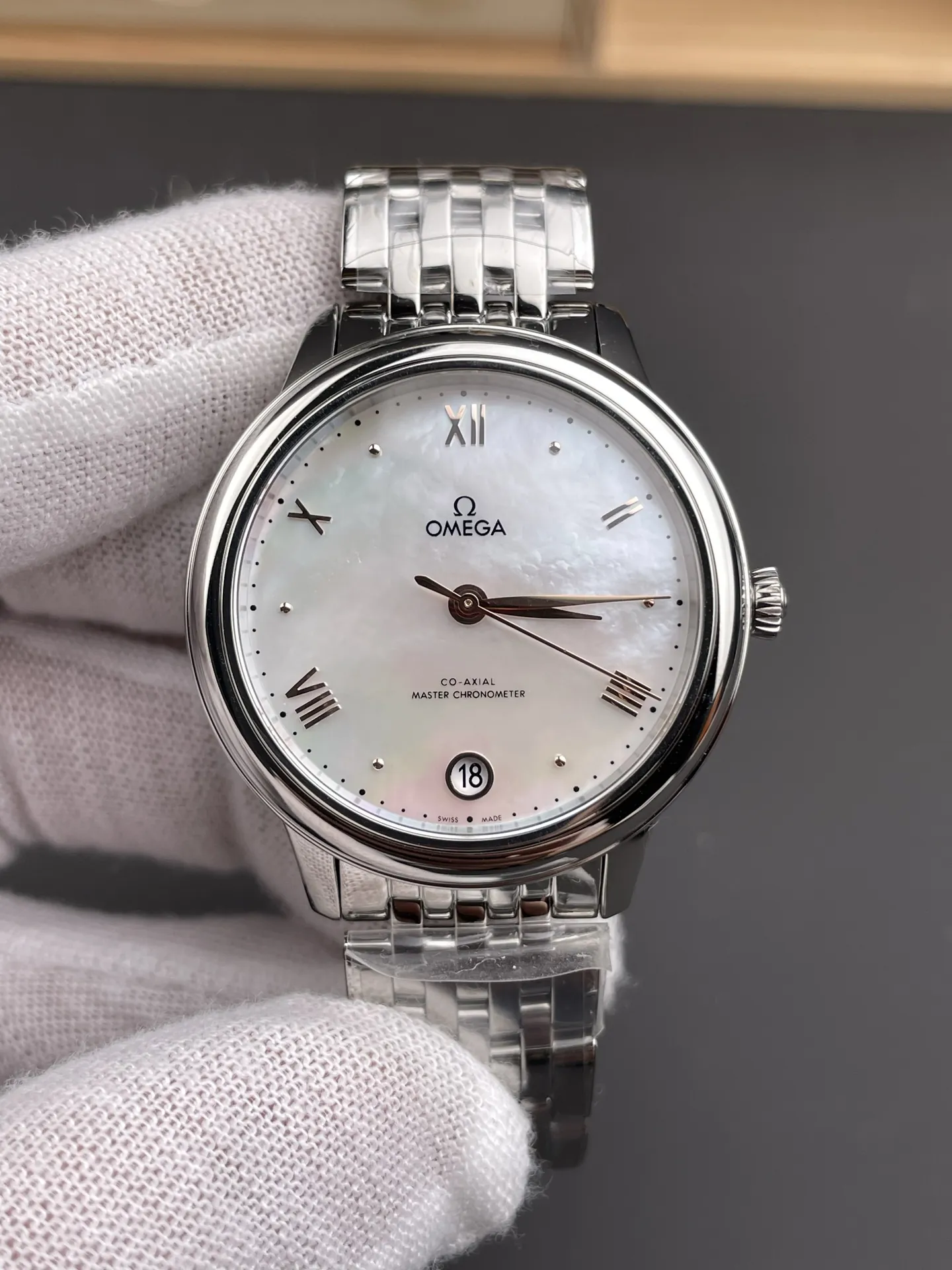 Omega De Ville Mother-of-Pearl 34mm