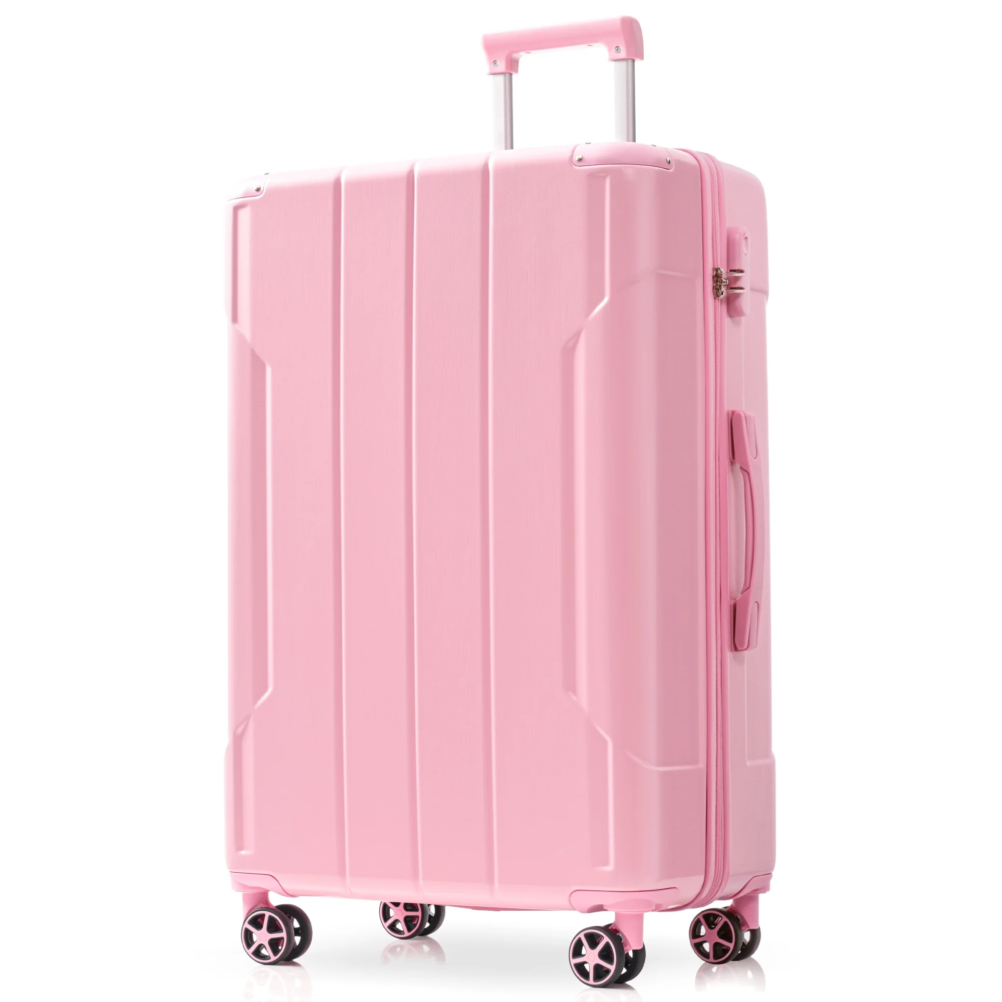 EUROCO 3 Piece Luggage Set, Expandable Hardshell Suitcase with TSA Lock and Double Spinner Wheels,ABS Lightweight Durable Travel luggage Set(20